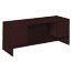 HON 10500 Series Kneespace Credenza With 3/4-Height Pedestals, 60w x 24d, Mahogany Thumbnail 1