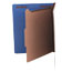 Universal Bright Colored Pressboard Classification Folders, 1 Divider, Letter Size, Cobalt Blue, 10/Box Thumbnail 3