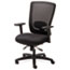 Alera Alera Envy Series Mesh Mid-Back Multifunction Chair, Supports Up to 250 lb, 17" to 21.5" Seat Height, Black Thumbnail 9