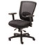 Alera Alera Envy Series Mesh Mid-Back Multifunction Chair, Supports Up to 250 lb, 17" to 21.5" Seat Height, Black Thumbnail 6