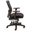 Alera Alera Envy Series Mesh Mid-Back Multifunction Chair, Supports Up to 250 lb, 17" to 21.5" Seat Height, Black Thumbnail 3