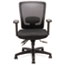 Alera Alera Envy Series Mesh Mid-Back Multifunction Chair, Supports Up to 250 lb, 17" to 21.5" Seat Height, Black Thumbnail 4