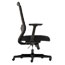HON Exposure Mesh High-Back Task Chair, Synchro-Tilt, Lumbar, Seat Glide, 2-Way Arms, Black Thumbnail 5