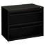 HON® 700 Series Two-Drawer Lateral File, 36w x 19-1/4d, Black Thumbnail 1