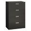 HON® 600 Series Four-Drawer Lateral File, 36w x 19-1/4d, Charcoal Thumbnail 1