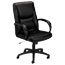 HON® VL161 Series Executive Mid-Back Chair, Black Leather Thumbnail 1