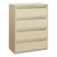 HON® 700 Series Four-Drawer Lateral File, 42w x 19-1/4d, Putty Thumbnail 1
