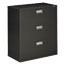 HON® 600 Series Three-Drawer Lateral File, 36w x 19-1/4d, Charcoal Thumbnail 1