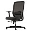 HON® Exposure Mesh High-Back Task Chair, Synchro-Tilt, Lumbar, Seat Glide, 2-Way Arms, Black Thumbnail 6
