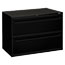 HON® 700 Series Two-Drawer Lateral File, 42w x 19-1/4d, Black Thumbnail 1
