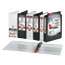 Cardinal® Easy-Open ClearVue Extra-Wide Locking Slant-D Binder, 5" Cap, 11 x 8 1/2, Black Thumbnail 3