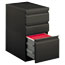 HON® Efficiencies Mobile Pedestal File w/One File/Two Box Drawers, 22-7/8d, Charcoal Thumbnail 1