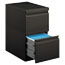 HON® Efficiencies Mobile Pedestal File w/Two File Drawers, 22-7/8d, Charcoal Thumbnail 1