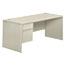 HON 38000 Series Right Pedestal Desk, 66w x 30d x 29-1/2h, Light Gray Thumbnail 1