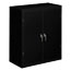 HON® Assembled Storage Cabinet, 36w x 18-1/4d x 41 3/4h, Black Thumbnail 1