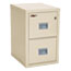 FireKing® Turtle Two-Drawer File, 17 3/4w x 22 1/8d, UL Listed 350° for Fire, Parchment Thumbnail 1