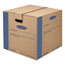 Bankers Box SmoothMove Prime Moving/Storage Boxes, 18l x 18w x 16h, Kraft, 8/Carton Thumbnail 1