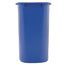 Rubbermaid® Commercial Medium Deskside Recycling Container, Rectangular, Plastic, 28.125qt, Blue Thumbnail 2