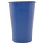 Rubbermaid® Commercial Small Deskside Recycling Container, Rectangular, Plastic, 13.625qt, Blue Thumbnail 2