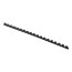 Fellowes® Plastic Comb Bindings, 1/4" Diameter, 20 Sheet Capacity, Black, 100 Combs/Pack Thumbnail 1