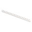 Fellowes® Plastic Comb Bindings, 1/2" Diameter, 90 Sheet Capacity, White, 100 Combs/Pack Thumbnail 2