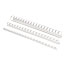 Fellowes® Plastic Comb Bindings, 1/2" Diameter, 90 Sheet Capacity, White, 100 Combs/Pack Thumbnail 3