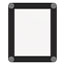 deflecto® Window Display w/Suction Cups, 8.5" x 11", Black Thumbnail 8