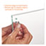 deflecto® Beveled Edge Sign Holder, 8.5" x 11", Clear w/Green Edge Thumbnail 10