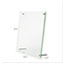 deflecto® Beveled Edge Sign Holder, 8.5" x 11", Clear w/Green Edge Thumbnail 5