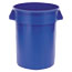 Rubbermaid® Commercial Brute Recycling Container, Round, 32 gal, Blue Thumbnail 5