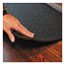 ES Robbins Sit or Stand Mat for Carpet or Hard Floors, 45 x 53, Clear/Black Thumbnail 4