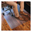 ES Robbins Sit or Stand Mat for Carpet or Hard Floors, 45 x 53, Clear/Black Thumbnail 5