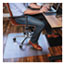 ES Robbins Sit or Stand Mat for Carpet or Hard Floors, 36 x 53 with Lip, Clear/Black Thumbnail 5