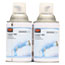 Rubbermaid® Commercial Microburst 9000 Air Freshener Refill, Linen Fresh, 5.3oz, Aerosol, 4/Carton Thumbnail 3