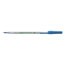 BIC ReVolution Round Stic Ballpoint Pen Value Pack, Stick, Medium 1 mm, Blue Ink, Clear Barrel, 50/Pack Thumbnail 2