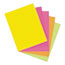 Pacon® Array Card Stock, 65 lb., Letter, Assorted Hyper Colors, 50 Sheets/Pack Thumbnail 1