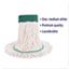 Boardwalk® Super Loop Wet Mop Head, Cotton/Synthetic Fiber, 5" Headband, Medium Size, White Thumbnail 2