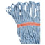 Boardwalk Super Loop Wet Mop Head, Cotton/Synthetic Fiber, 5" Headband, Large Size, Blue Thumbnail 7