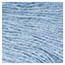 Boardwalk Super Loop Wet Mop Head, Cotton/Synthetic Fiber, 5" Headband, Large Size, Blue Thumbnail 9