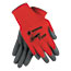 Memphis™ Ninja Flex Latex Coated Palm Gloves N9680L, X-Large, Red/Gray, 1 Dozen Thumbnail 1