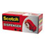 Scotch™ Compact and Quick Loading Dispenser for Box Sealing Tape, 3" Core, Plastic, Red Thumbnail 4