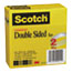 Scotch™ Double-Sided Tape, 3/4" x 1296", 3" Core, Transparent, 2/Pack Thumbnail 5
