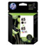 HP 65 Ink Cartridges - Black, Tri-color, 2 Cartridges (T0A36AN) Thumbnail 1