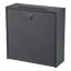 Safco® Wall-Mountable Interoffice Mailbox, 18w x 7d x 18h, Black Thumbnail 1