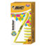 BIC Brite Liner Highlighter Value Pack, Yellow Ink, Chisel Tip, Yellow/Black Barrel, 24/Pack Thumbnail 1