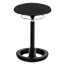 Safco® Twixt Desk Height Ergonomic Stool, 22 1/2" High, Black Fabric Thumbnail 1