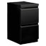 HON® Mobile Pedestal File, File/File, 15 x 20 x 28, Black Thumbnail 1