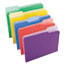 Universal Deluxe Colored Top Tab File Folders, 1/3-Cut Tabs: Assorted, Letter Size, Assorted Colors, 100/Box Thumbnail 5