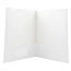 Universal Laminated Two-Pocket Portfolios, Cardboard Paper, 100-Sheet Capacity, 11 x 8.5, White, 25/Box Thumbnail 2