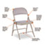 Alera Steel Folding Chair with Two-Brace Support, Tan Seat/Tan Back, Tan Base, 4/Carton Thumbnail 3